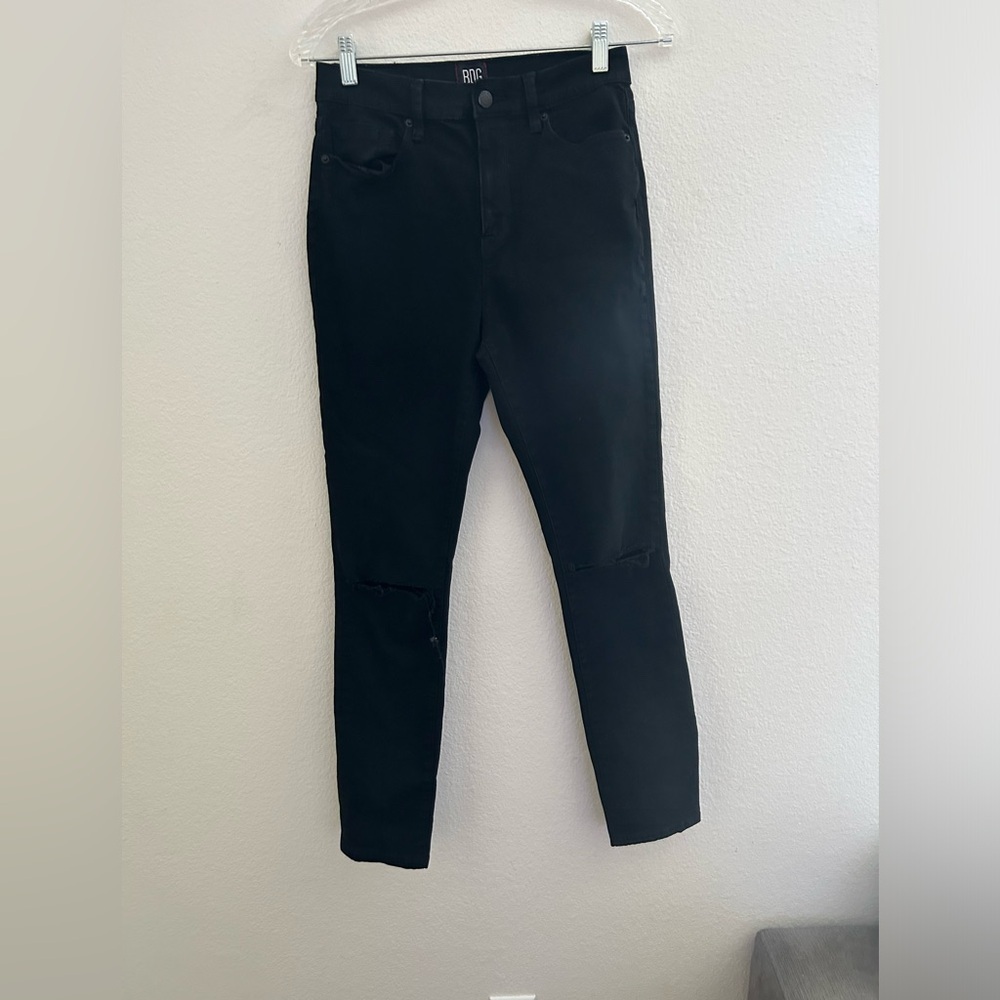BDG urban outfitters twig, high-rise black denim jeans Size 28